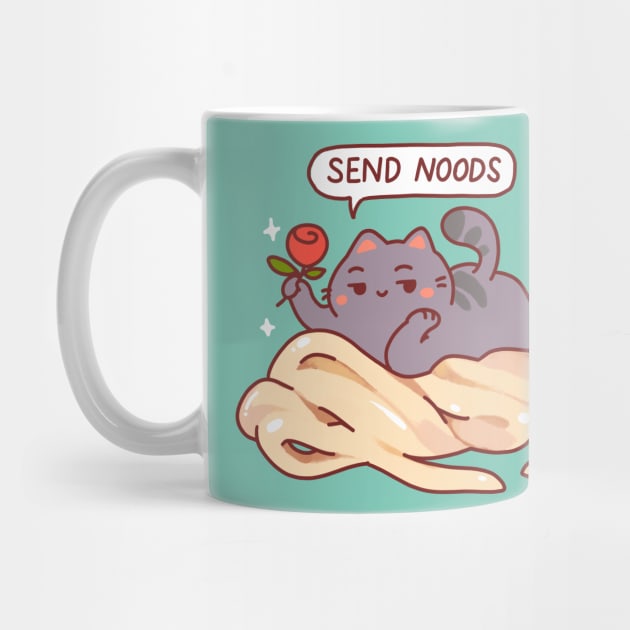 Send Noods Romantic Cat by vooolatility